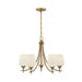 Savoy House - 1-6032-5-322 - Five Light Chandelier - Octave - Warm Brass