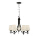 Savoy House - 1-6032-5-BK - Five Light Chandelier - Octave - Matte Black