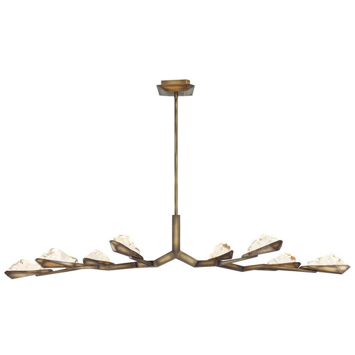 Geneva LED Chandelier Rusted Gold