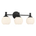 Millennium - 201103-MB - Three Light Vanity - Orlisse - Matte Black
