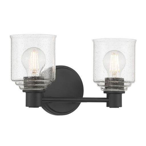 Vessair Two Light Vanity Matte Black