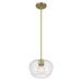 Millennium - 203101-VB - One Light Pendant - Pomari - Vintage Brass