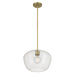Millennium - 203201-VB - One Light Pendant - Pomari - Vintage Brass