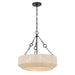 Millennium - 206103-MB - Three Light Pendant - Tresselle - Matte Black