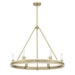 Millennium - 207106-VB - Six Light Chandelier - Rovessa - Vintage Brass