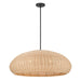 Millennium - 209106-MB - Six Light Pendant - Natora - Matte Black
