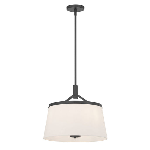 Montrine Three Light Pendant Matte Black