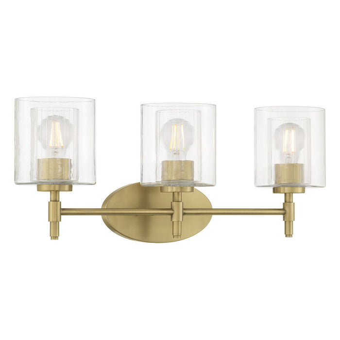 Millennium - 270103-VB - Three Light Vanity - Solventa - Vintage Brass