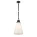 Millennium - 280101-MB - One Light Pendant - Bellaryn - Matte Black