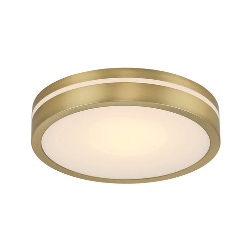 Soltra LED Flush Mount Vintage Brass