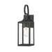 Millennium - 402001-PBK - One Light Lantern - Halston - Powder Coated Black