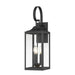 Millennium - 402003-PBK - Three Light Lantern - Halston - Powder Coated Black