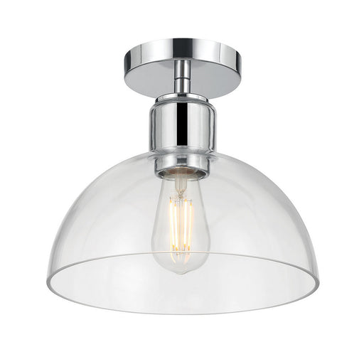 Millennium - 6021-CH - One Light Semi-Flush Mount - Knightsdale - Chrome