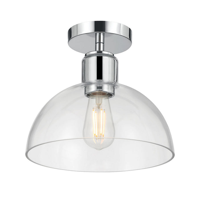 Millennium - 6021-CH - One Light Semi-Flush Mount - Knightsdale - Chrome
