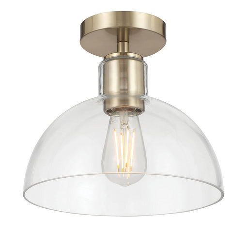 Millennium - 6021-MG - One Light Semi-Flush Mount - Knightsdale - Modern Gold