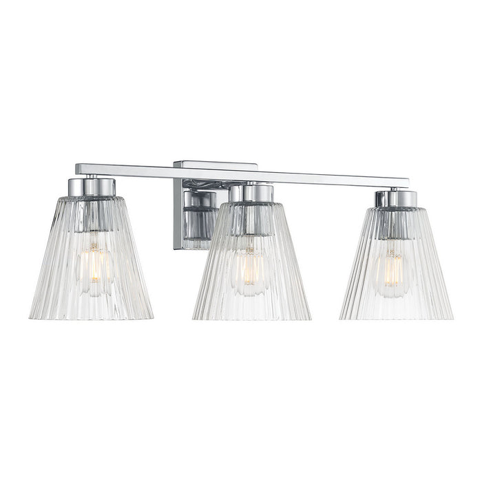 Millennium - 63003-CH - Three Light Vanity - Riville - Chrome