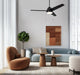 Craftmade - CZY52FB3 - 52" Ceiling Fan - Cozy 52" 3-Blade Ceiling Fan - Flat Black
