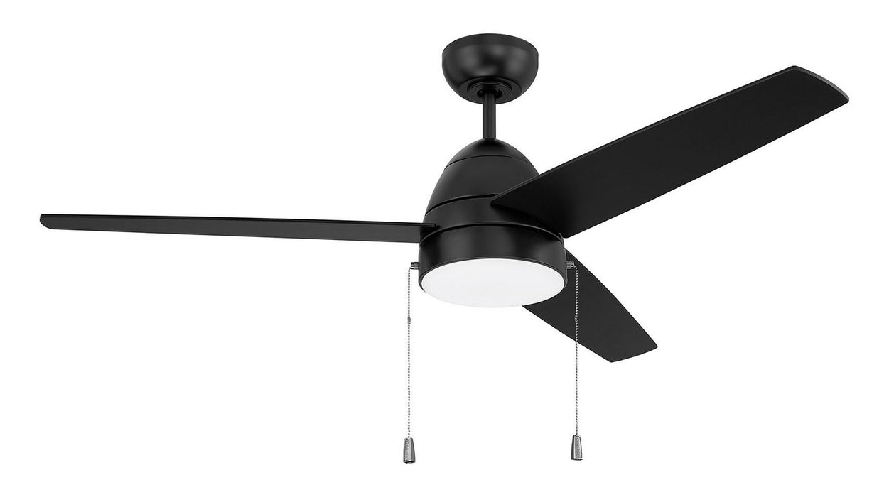 Craftmade - CZY52FB3 - 52" Ceiling Fan - Cozy 52" 3-Blade Ceiling Fan - Flat Black