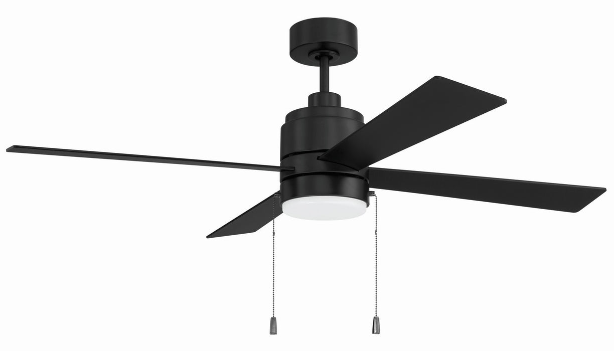 Craftmade - EMCY52FB4-PC - 52" Ceiling Fan - Energy Star McCoy 52" 4 Blade Ceiling Fan - Flat Black