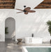 Craftmade - GTY52FB5 - 52" Ceiling Fan - Getaway 52" Wet Rated Celing Fan - Flat Black