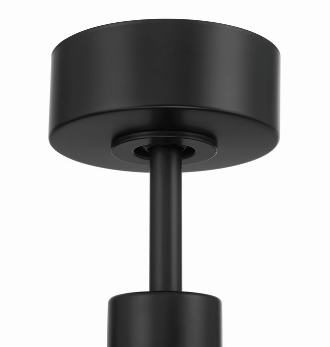 Craftmade - PHB52FB3 - 52" Ceiling Fan - Phoebe 52" 3-Blade In/Outdoor Damp Fan - Flat Black