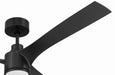 Craftmade - PHB52FB3 - 52" Ceiling Fan - Phoebe 52" 3-Blade In/Outdoor Damp Fan - Flat Black
