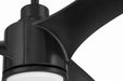 Craftmade - PHB52FB3 - 52" Ceiling Fan - Phoebe 52" 3-Blade In/Outdoor Damp Fan - Flat Black