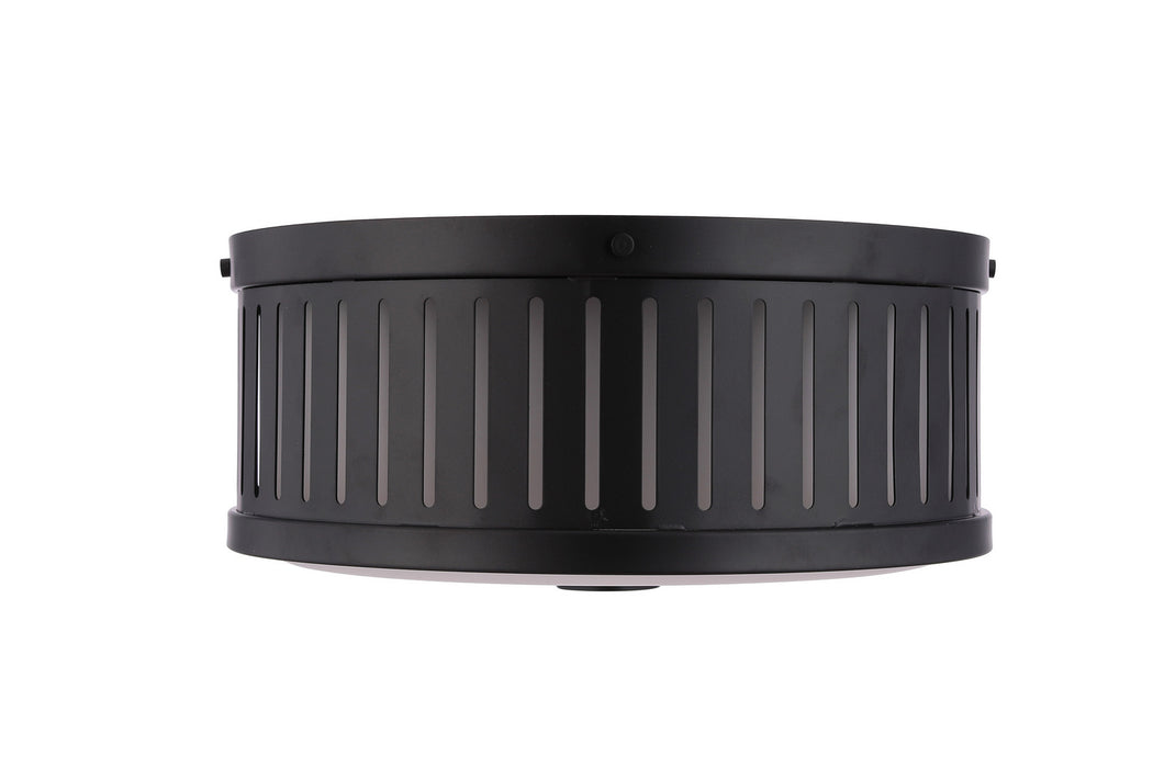 Craftmade - X3313-FB - Three Light Flushmount - Livingston - Flat Black