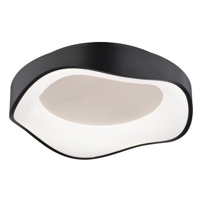 Bowen LED Flush Mount Textured Black