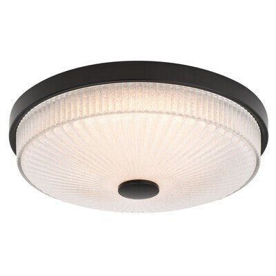 Preston LED Flush Mount Matte Black