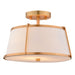 Vaxcel - C0328 - Two Light Semi-Flush Mount - Marion - Mystic Gold