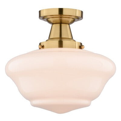 Eastgate One Light Semi-Flush Mount Antique Gold
