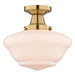 Vaxcel - C0349 - One Light Semi-Flush Mount - Eastgate - Antique Gold