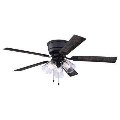 Vaxcel - F0128 - 52"Ceiling Fan - Cromwell - Matte Black