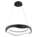 Vaxcel - H0310 - LED Chandelier - Bowen - Textured Black