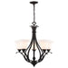 Vaxcel - H0319 - Five Light Chandelier - Monrovia - Oil Rubbed Bronze