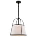 Vaxcel - P0436 - One Light Pendant - Marion - Matte Black