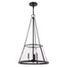 Vaxcel - P0437 - Three Light Pendant - Rochester - Matte Black
