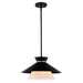 Vaxcel - P0440 - One Light Pendant - Loomis - Matte Black