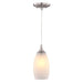 Vaxcel - P0450 - One Light Mini Pendant - Milano - Satin Nickel