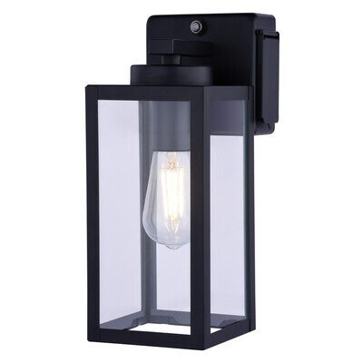 Lombard One Light Outdoor Wall Mount Textured Black