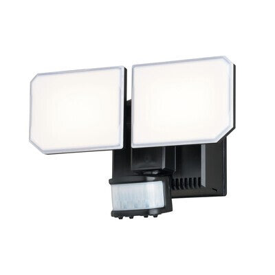 Vaxcel - T0788 - LED Outdoor Motion Sensor Security Flood Light - Outdoor Security - Black