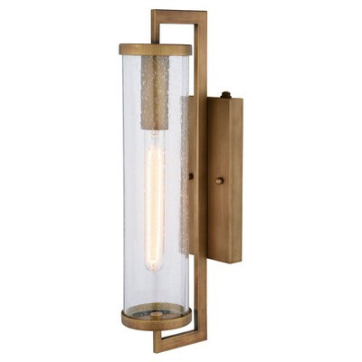 Vaxcel - T0792 - One Light Outdoor Wall Mount - Morgan Park - Warm Brass