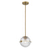 Minka-Lavery - 10125-732 - One Light Mini Pendant - Luniva - Legacy Brass