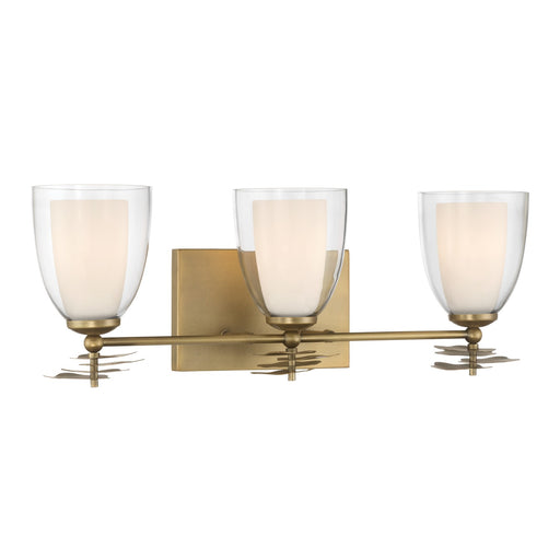 Elowen Three Light Vanity Legacy Brass
