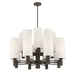 Minka-Lavery - 10286-860 - 16 Light Chandelier - Draxen - Dark Bronze