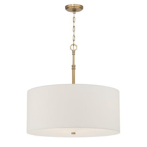Molvene Three Light Pendant Legacy Brass