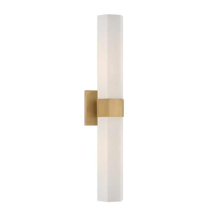 Minka-Lavery - 12122-732 - Two Light Bath Bar - Delgada - Legacy Brass