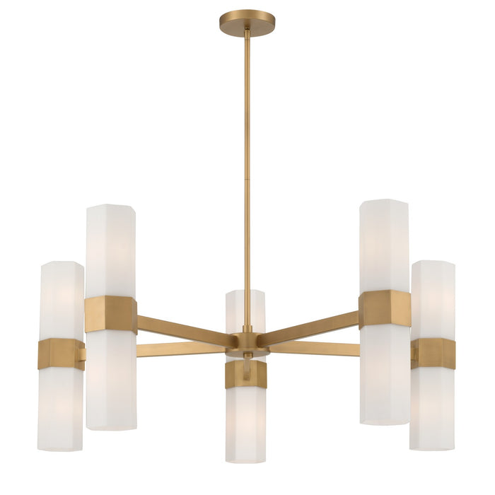 Minka-Lavery - 12129-732 - Ten Light Chandelier - Delgada - Legacy Brass