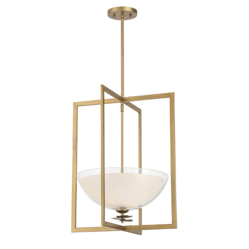 Elowen Three Light Pendant Legacy Brass